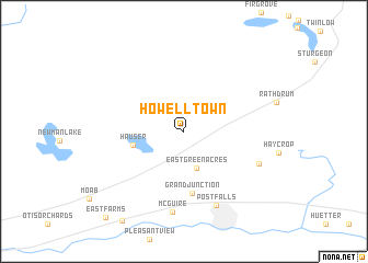 map of Howelltown