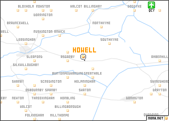 map of Howell