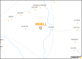 map of Howell