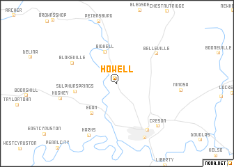 map of Howell