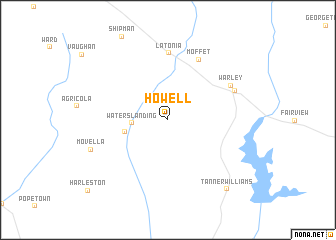 map of Howell