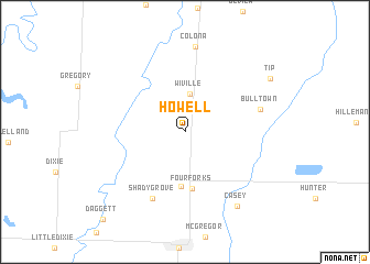 map of Howell