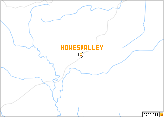 map of Howes Valley