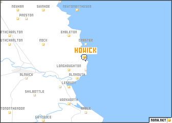 map of Howick
