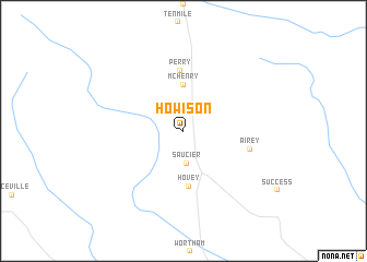 map of Howison