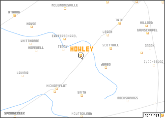 map of Howley