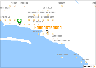 map of Howongtenggo