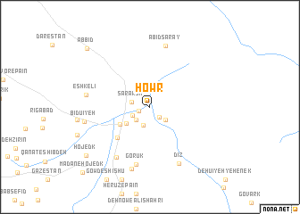 map of Howr