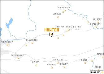 map of Howton