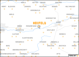 map of Hoxfeld