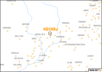 map of (( Hoxhaj ))