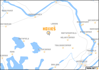 map of Hoxies