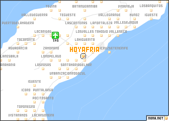 map of Hoya Fría