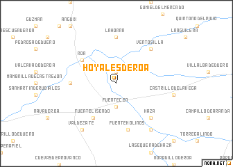 map of Hoyales de Roa