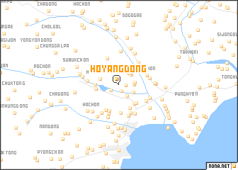 map of Hoyang-dong