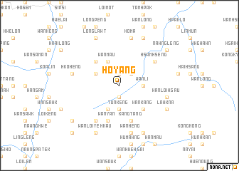 map of Hoyang