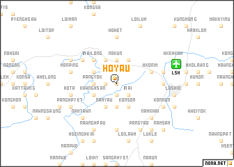 map of Ho-yau