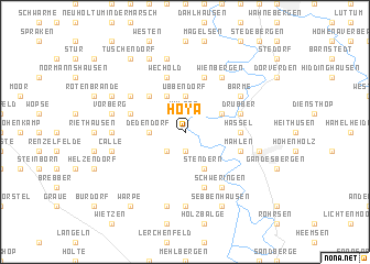 map of Hoya