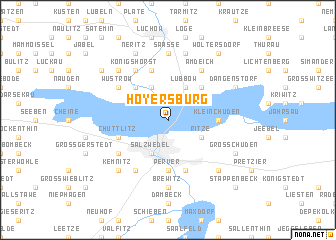 map of Hoyersburg