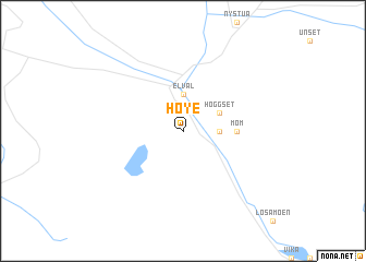 map of Høye