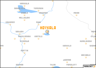 map of Höykälä