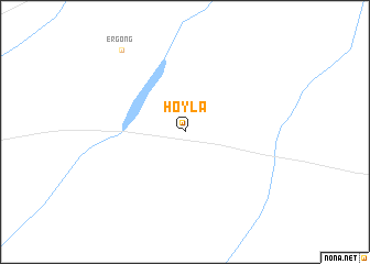 map of Hoyla