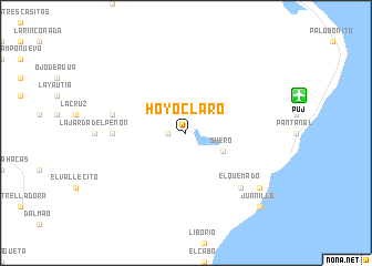 map of Hoyo Claro