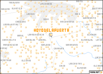 map of Hoyo de La Puerta