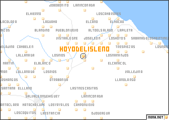 map of Hoyo del Isleño