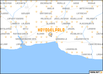 map of Hoyo del Palo