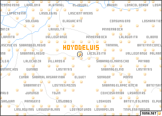 map of Hoyo de Luis