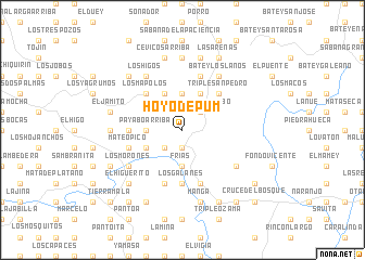 map of Hoyo de Pum