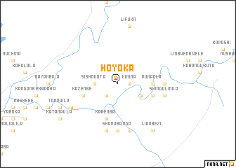 map of Hoyoka