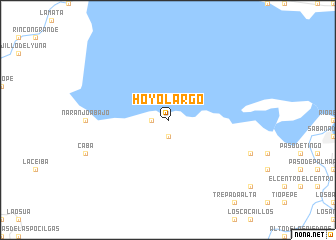 map of Hoyo Largo