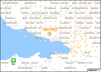 map of Hoyren