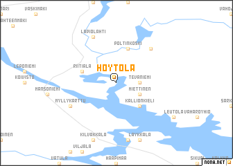 map of Höytölä