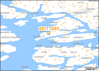 map of Höyttinen