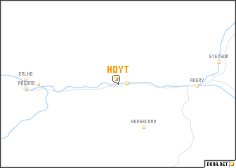 map of Hoyt