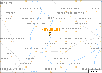 map of Hoyuelos