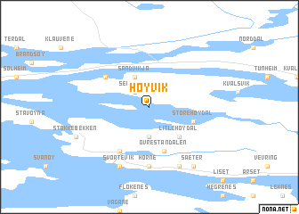 map of Høyvik