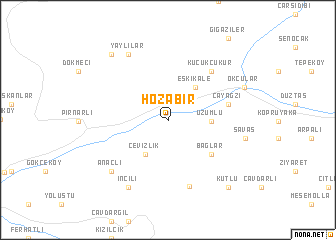 map of Hozabir