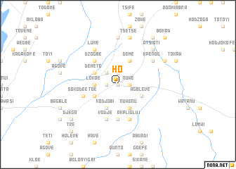 map of Ho