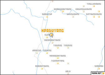 map of Hpaduyāng