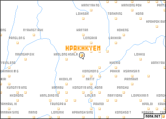 map of Hpak Hkyem