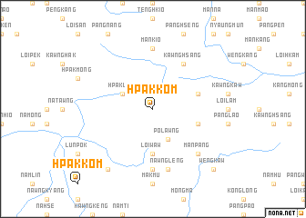 map of Hpakkom