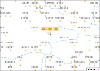 map of Hpakmöng