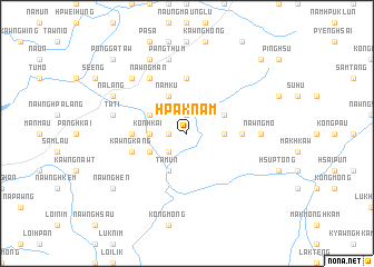 map of Hpāk-nam