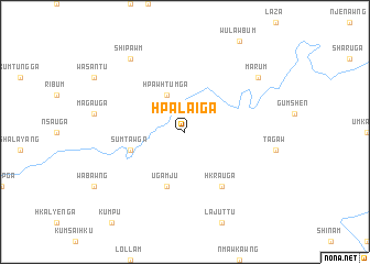 map of Hpalai Ga