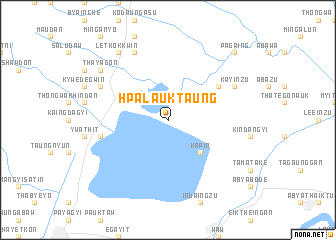 map of Hpalauk Taung