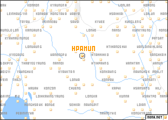 map of Hpa-mun